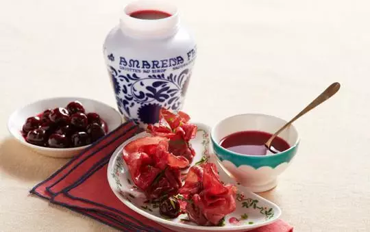 Bresaola-pakker med Amarena