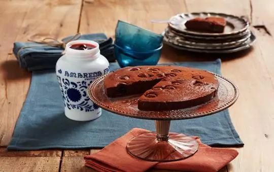 Rå chokolagekage med Amarena