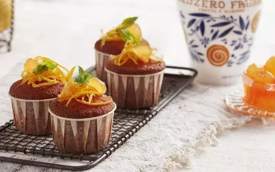 Muffins med lime og Fabbri ingefær