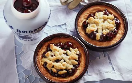 Crumble med Amarena