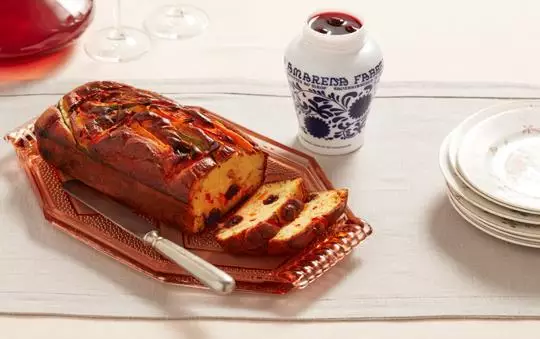 Sandkage med grillede grøntsager